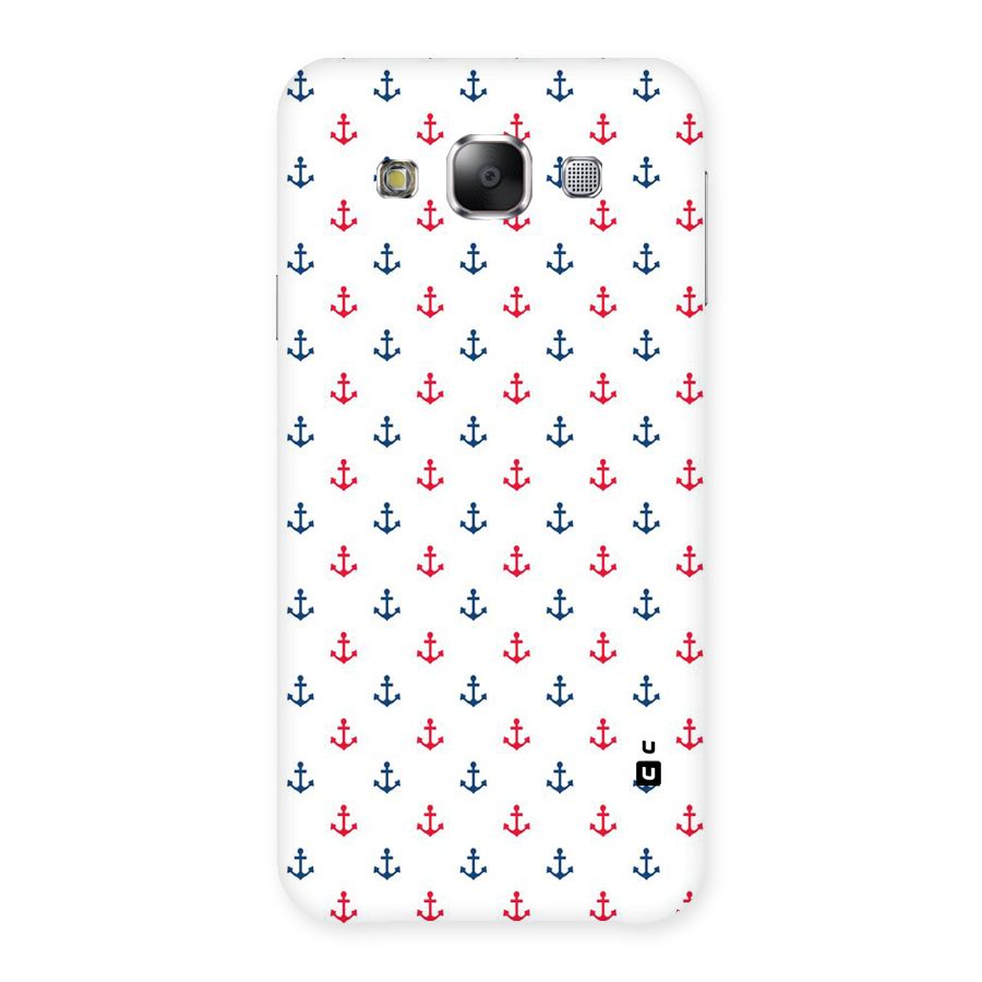 Minimal Anchor Pattern Back Case for Samsung Galaxy E5