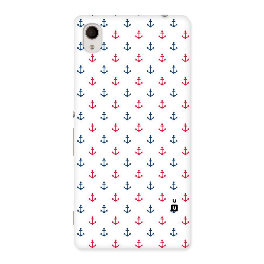 Minimal Anchor Pattern Back Case for Sony Xperia M4