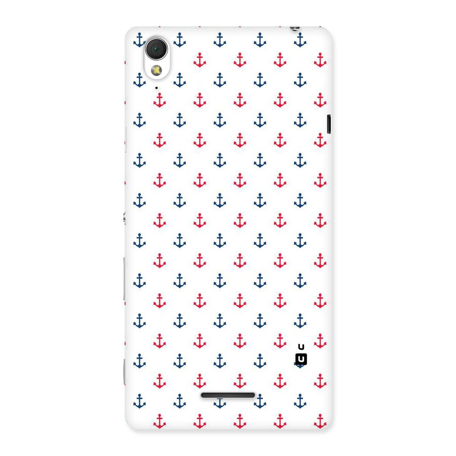 Minimal Anchor Pattern Back Case for Sony Xperia T3