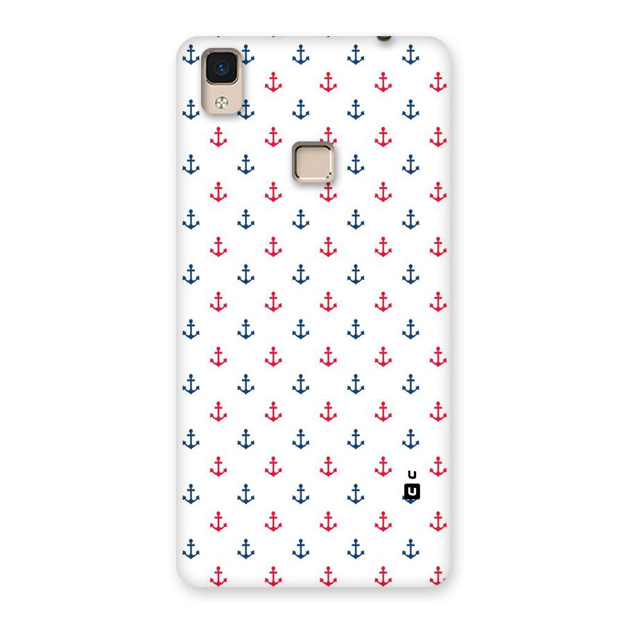 Minimal Anchor Pattern Back Case for V3 Max