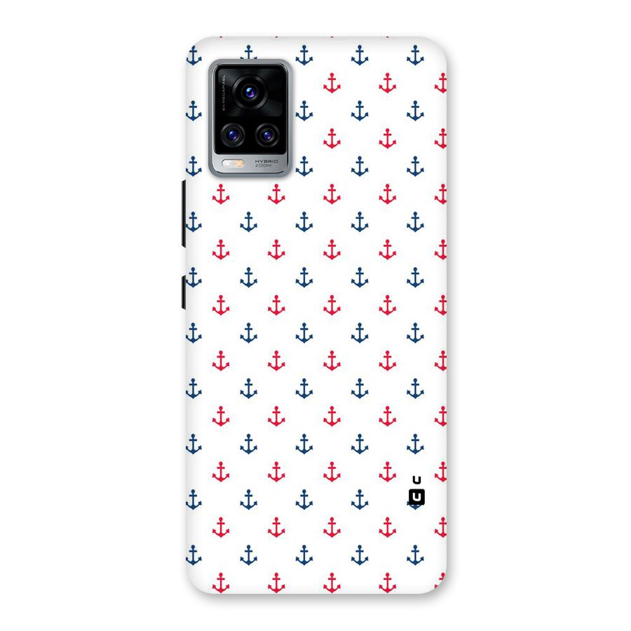 Minimal Anchor Pattern Back Case for Vivo V20 Pro