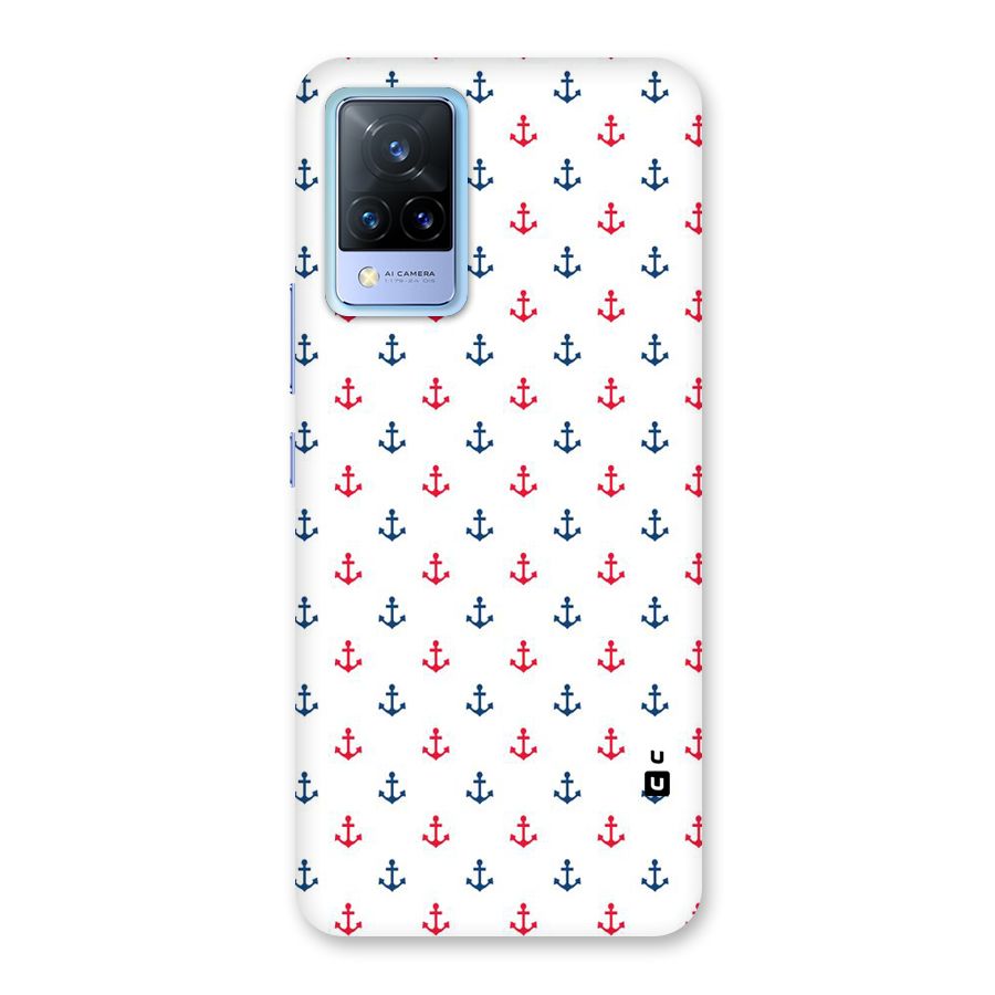 Minimal Anchor Pattern Back Case for Vivo V21 5G