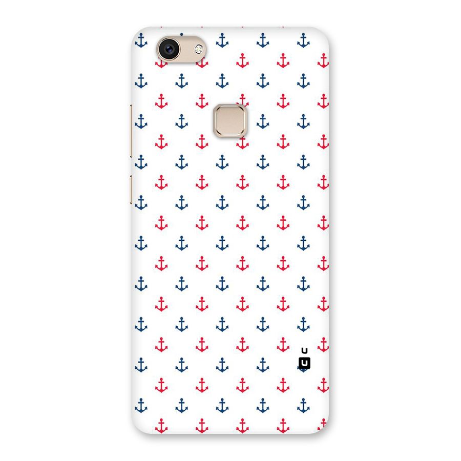 Minimal Anchor Pattern Back Case for Vivo V7
