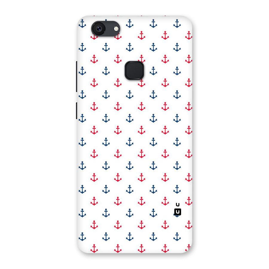 Minimal Anchor Pattern Back Case for Vivo V7 Plus