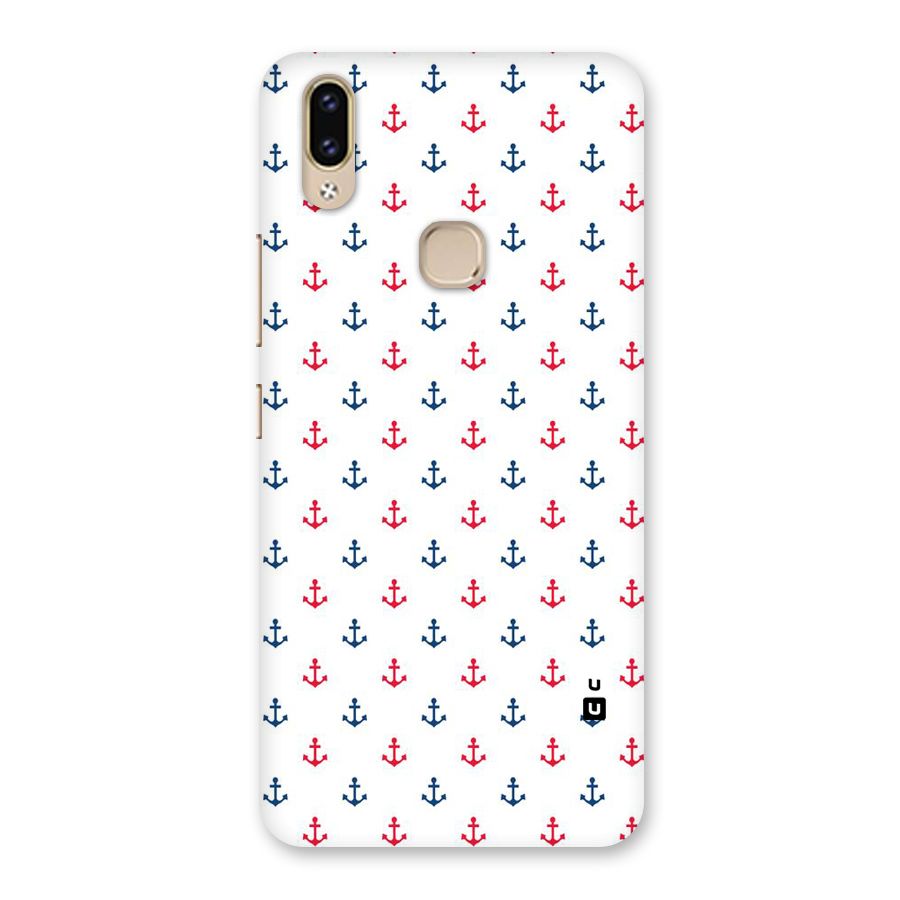 Minimal Anchor Pattern Back Case for Vivo V9 Youth