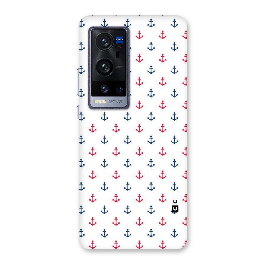 Minimal Anchor Pattern Back Case for Vivo X60 Pro Plus