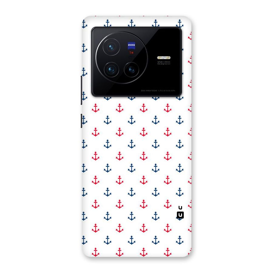 Minimal Anchor Pattern Back Case for Vivo X80
