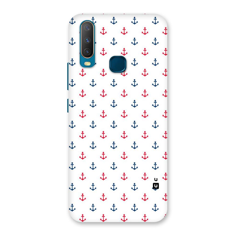 Minimal Anchor Pattern Back Case for Vivo Y12