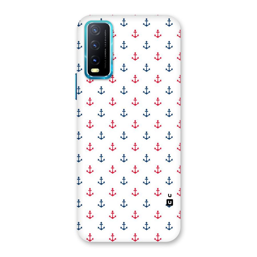 Minimal Anchor Pattern Back Case for Vivo Y20