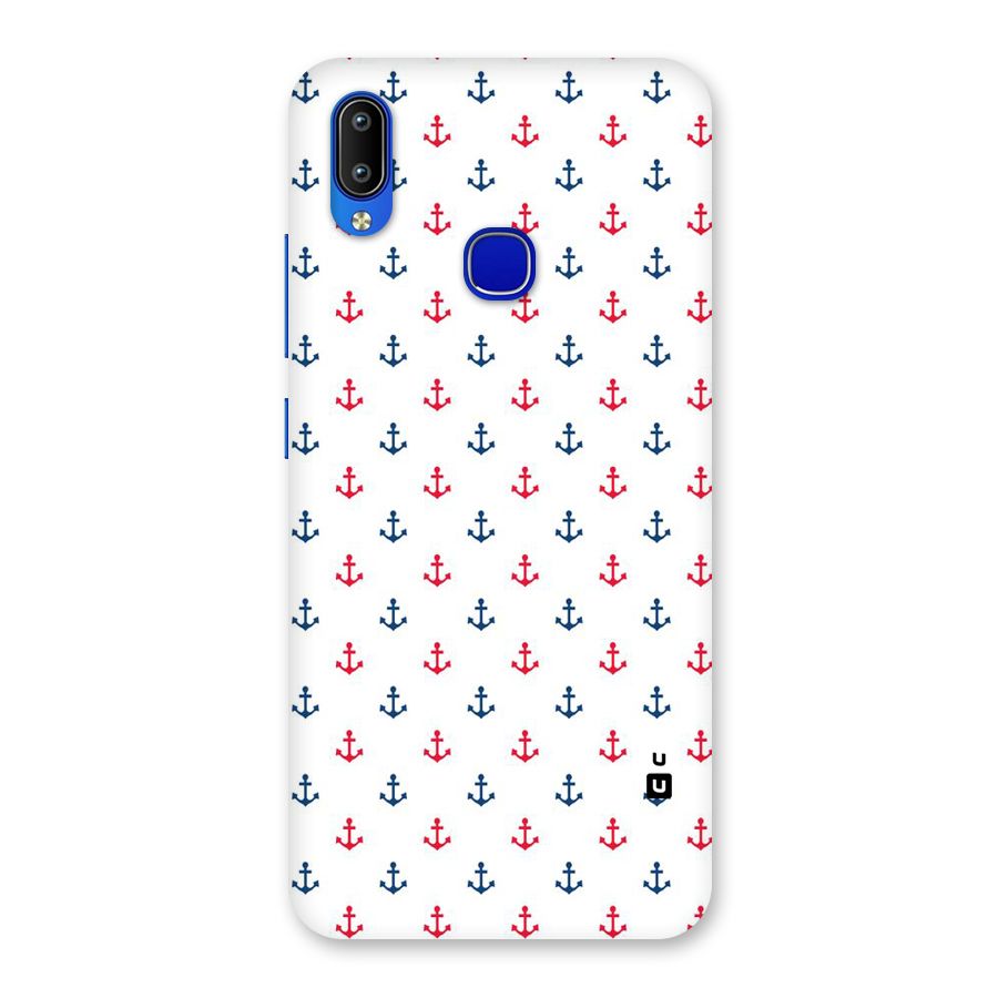 Minimal Anchor Pattern Back Case for Vivo Y91