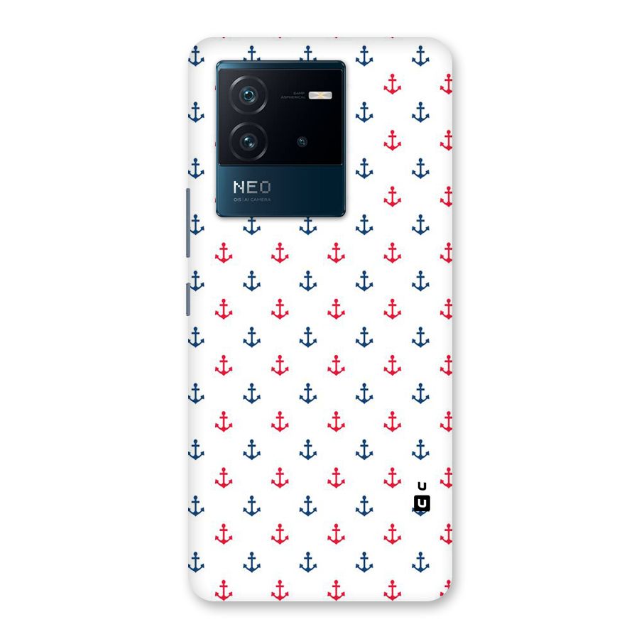 Minimal Anchor Pattern Back Case for Vivo iQOO Neo 6 5G