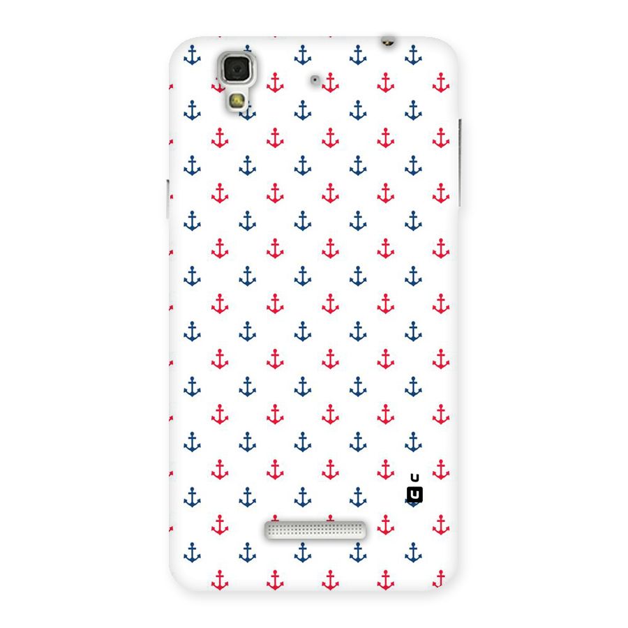 Minimal Anchor Pattern Back Case for Yu Yureka