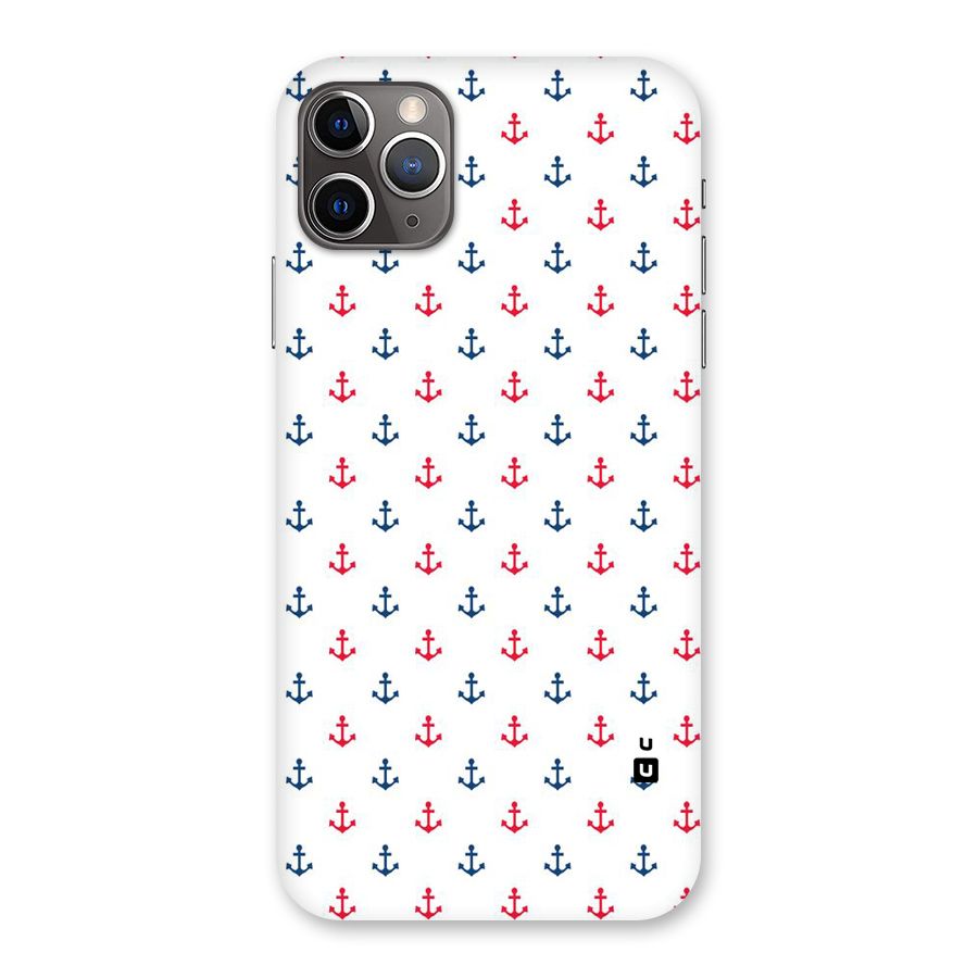 Minimal Anchor Pattern Back Case for iPhone 11 Pro Max