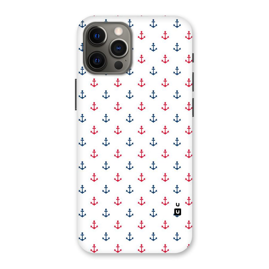 Minimal Anchor Pattern Back Case for iPhone 12 Pro Max