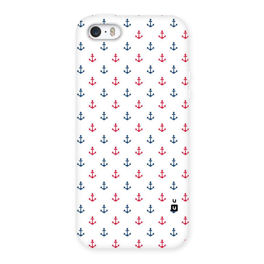 Minimal Anchor Pattern Back Case for iPhone SE