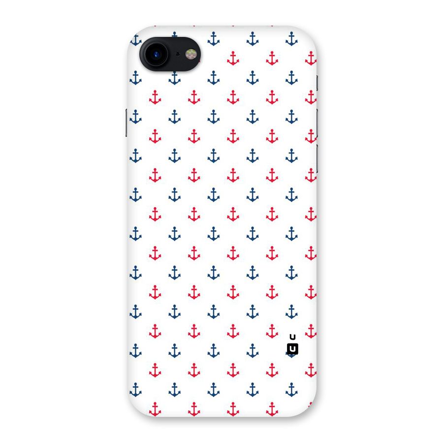 Minimal Anchor Pattern Back Case for iPhone SE 2020