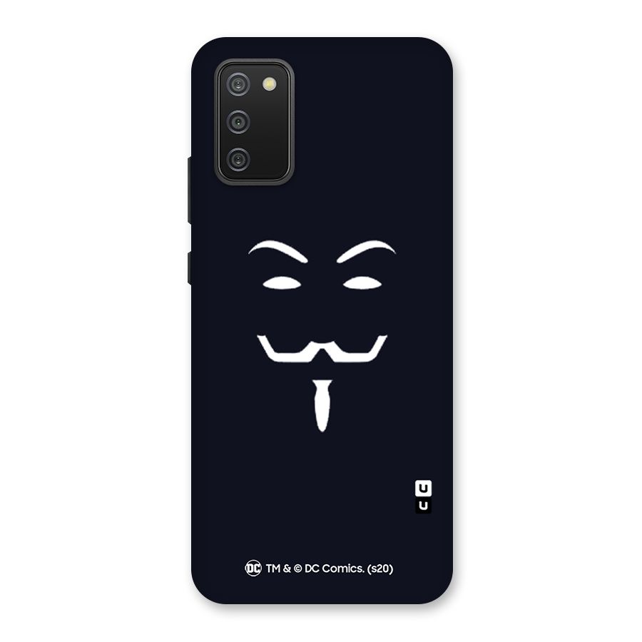 Minimal Anonymous Mask Back Case for Galaxy M02s