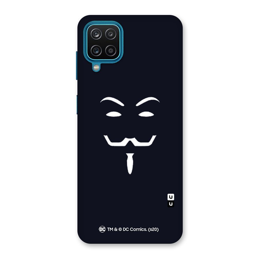 Minimal Anonymous Mask Back Case for Galaxy M12