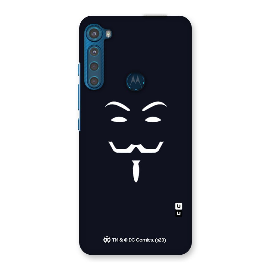 Minimal Anonymous Mask Back Case for Motorola One Fusion Plus