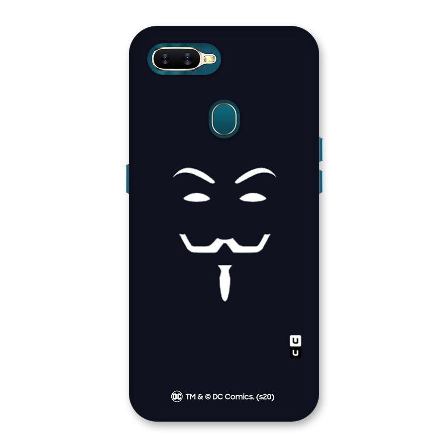 Minimal Anonymous Mask Back Case for Oppo A11k