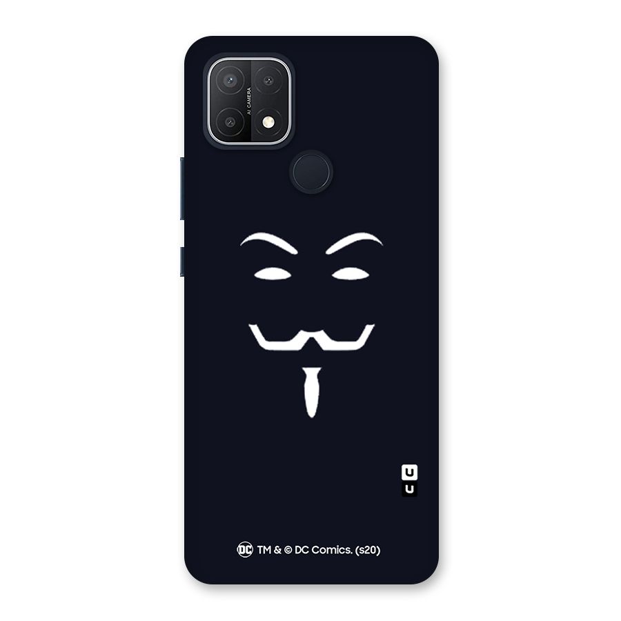 Minimal Anonymous Mask Back Case for Oppo A15s