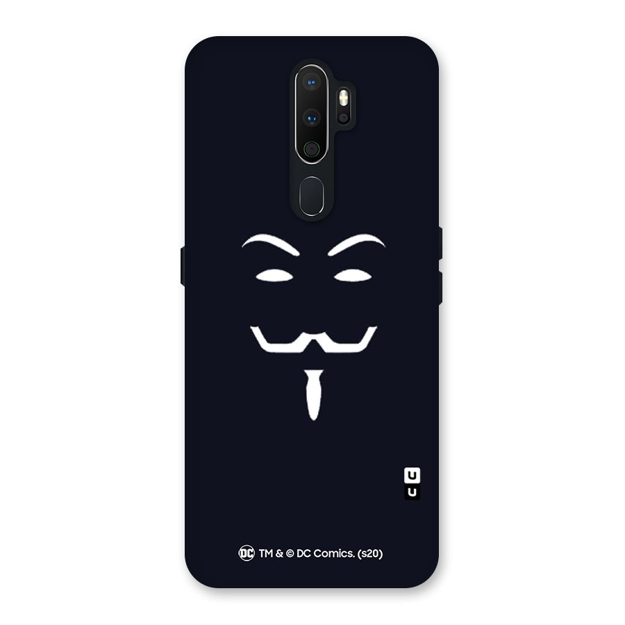 Minimal Anonymous Mask Back Case for Oppo A5 (2020)