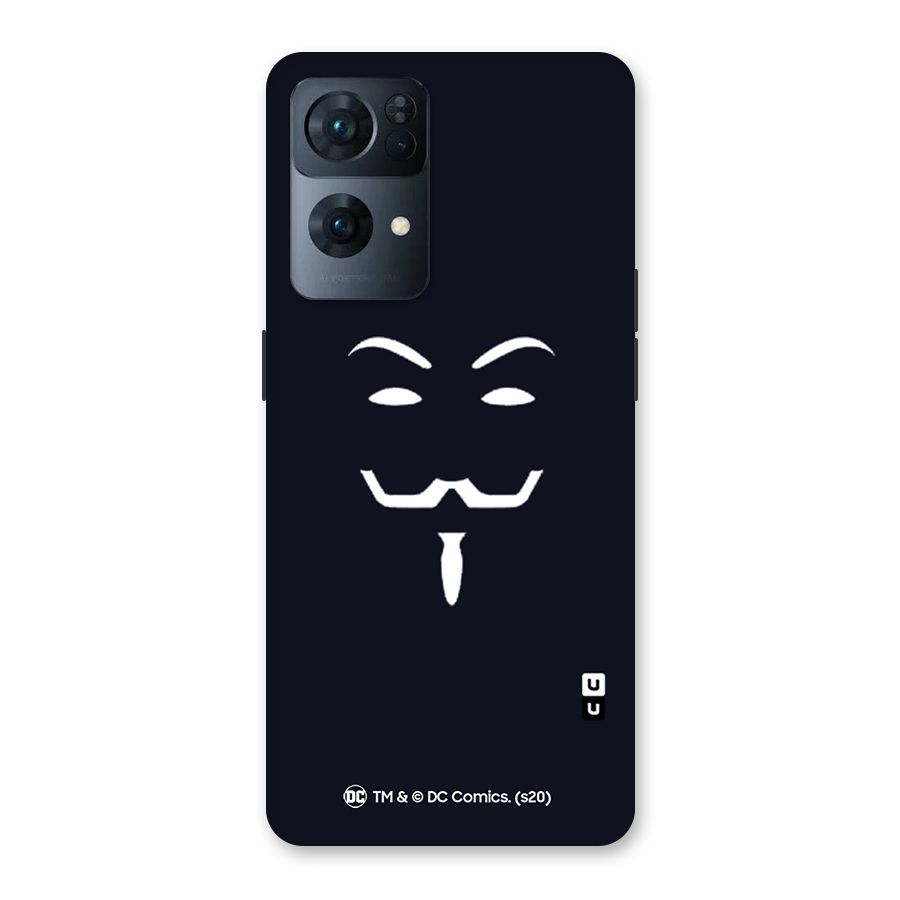 Minimal Anonymous Mask Back Case for Oppo Reno7 Pro 5G