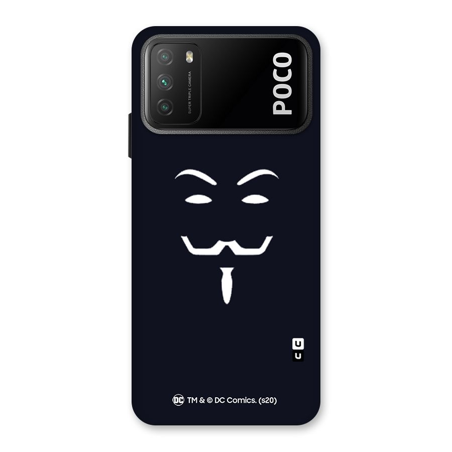 Minimal Anonymous Mask Back Case for Poco M3