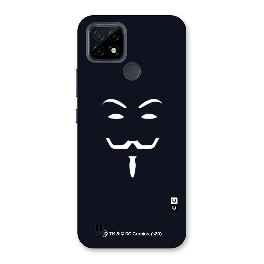 Minimal Anonymous Mask Back Case for Realme C21