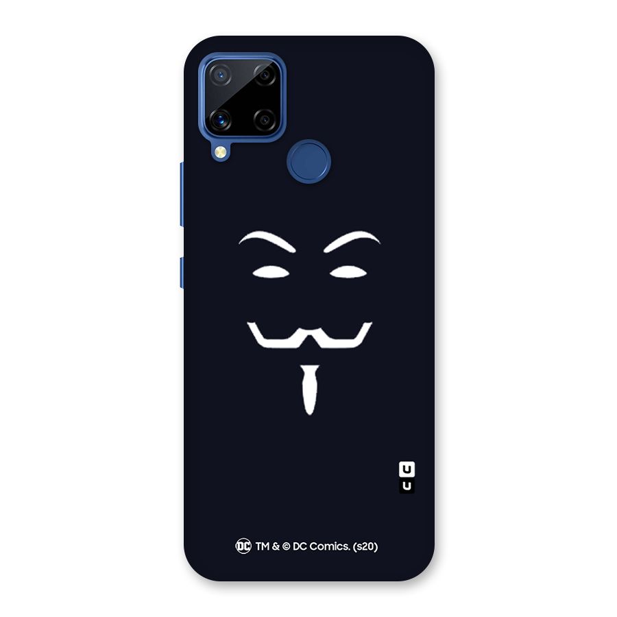 Minimal Anonymous Mask Back Case for Realme Narzo 30A