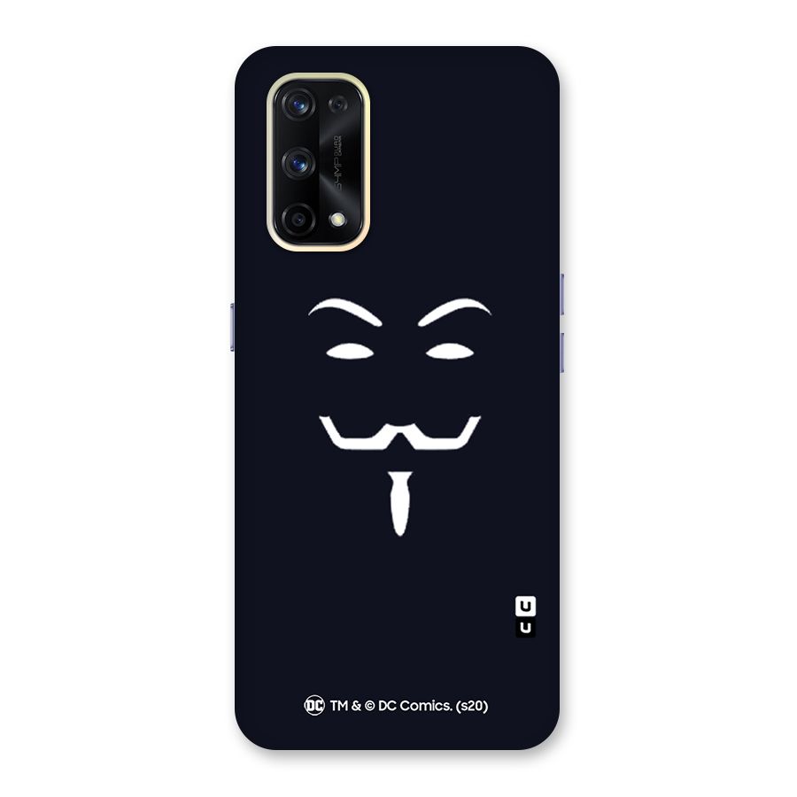 Minimal Anonymous Mask Glass Back Case for Realme X7 Pro