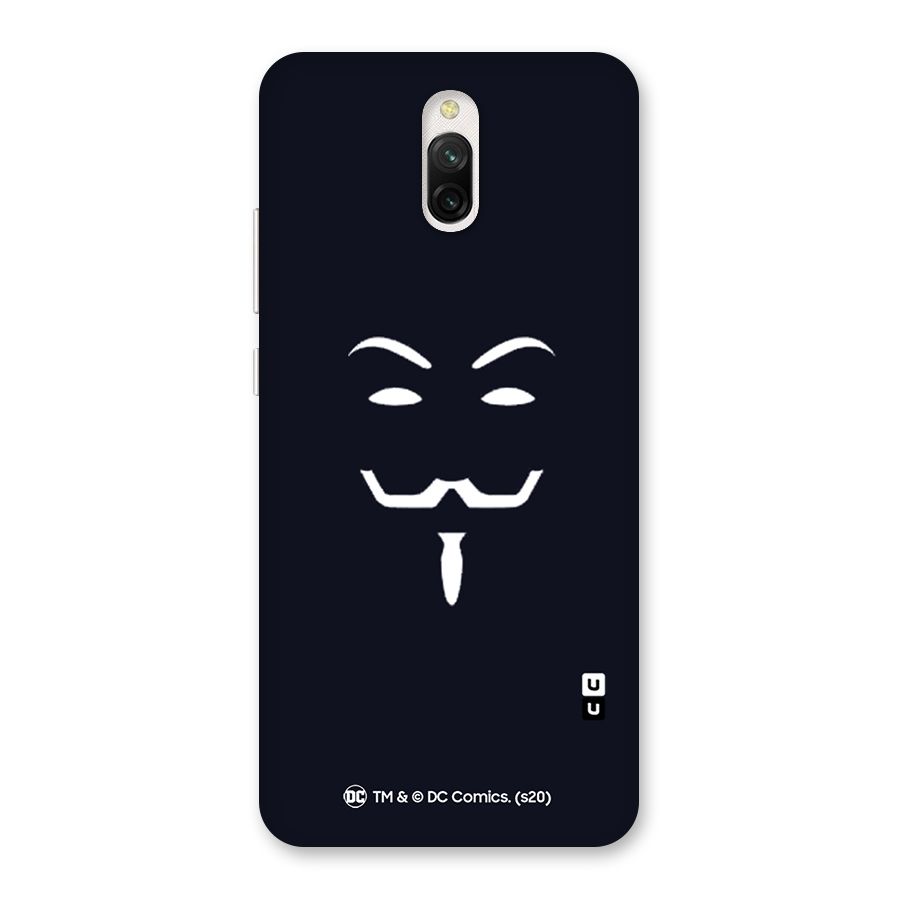 Minimal Anonymous Mask Back Case for Redmi 8A Dual