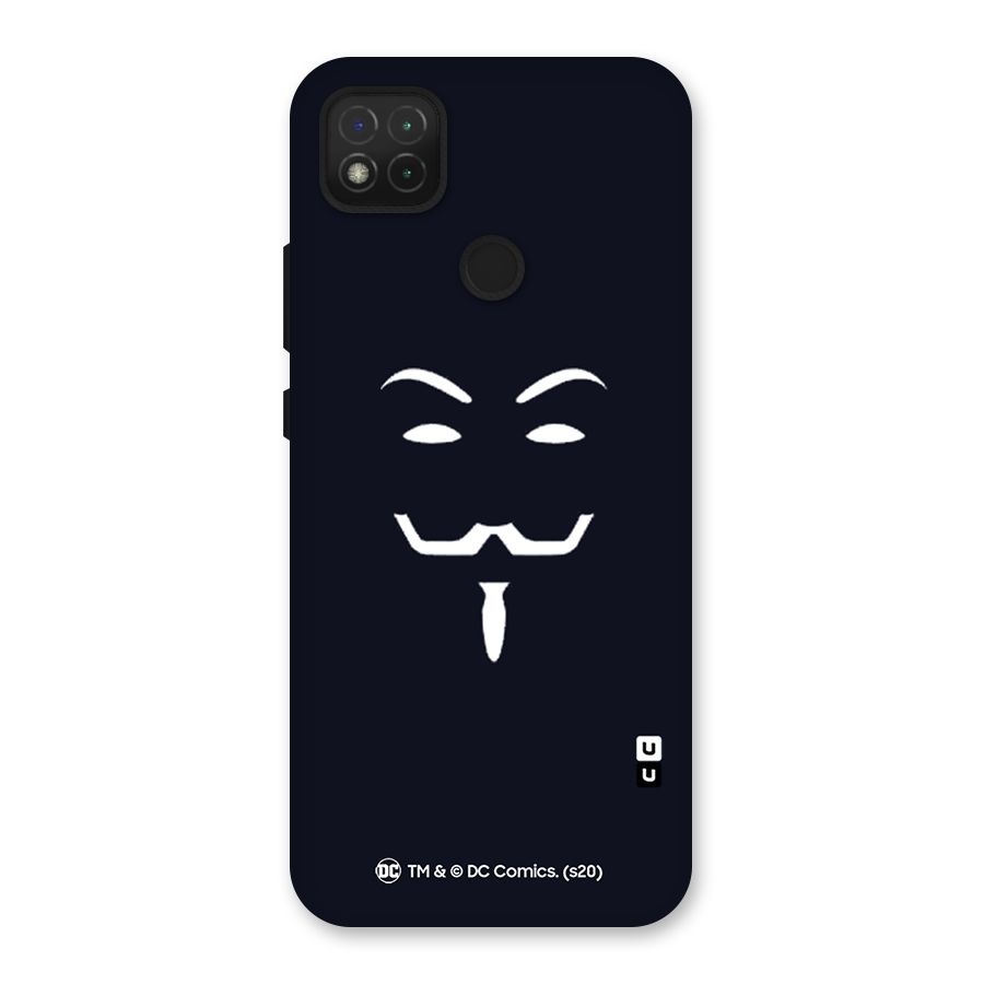 Minimal Anonymous Mask Back Case for Redmi 9