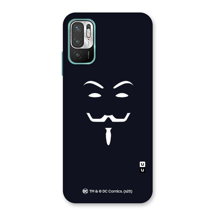 Minimal Anonymous Mask Back Case for Redmi Note 10T 5G