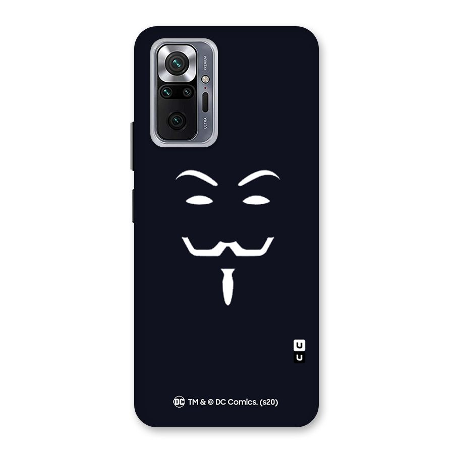 Minimal Anonymous Mask Back Case for Redmi Note 10 Pro