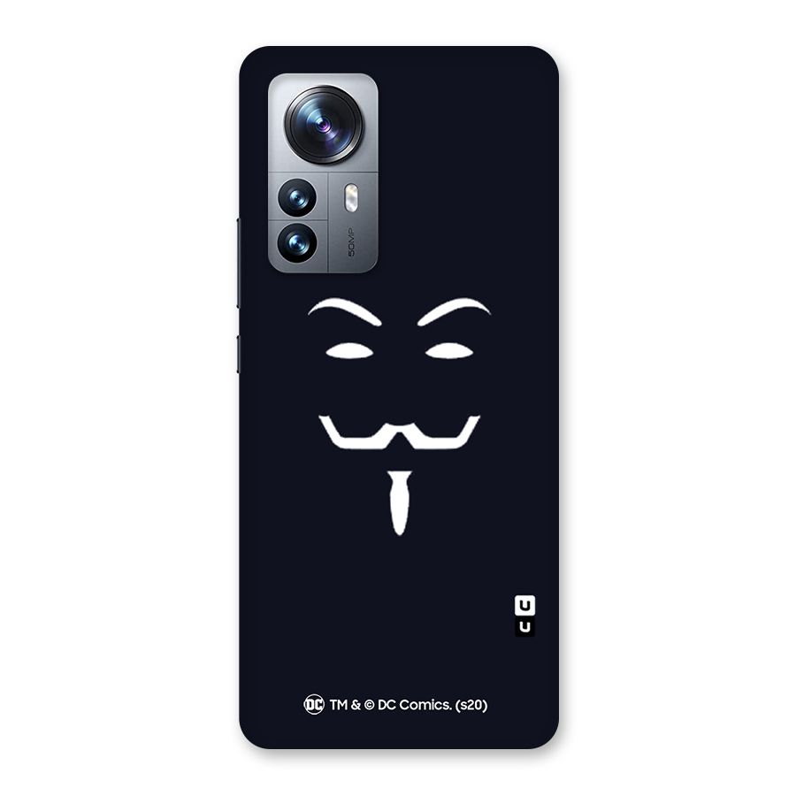 Minimal Anonymous Mask Back Case for Xiaomi 12 Pro