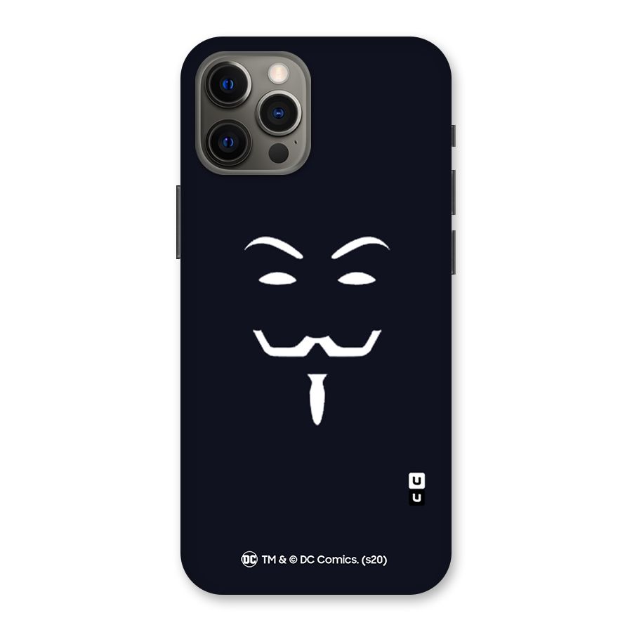 Minimal Anonymous Mask Back Case for iPhone 12 Pro Max