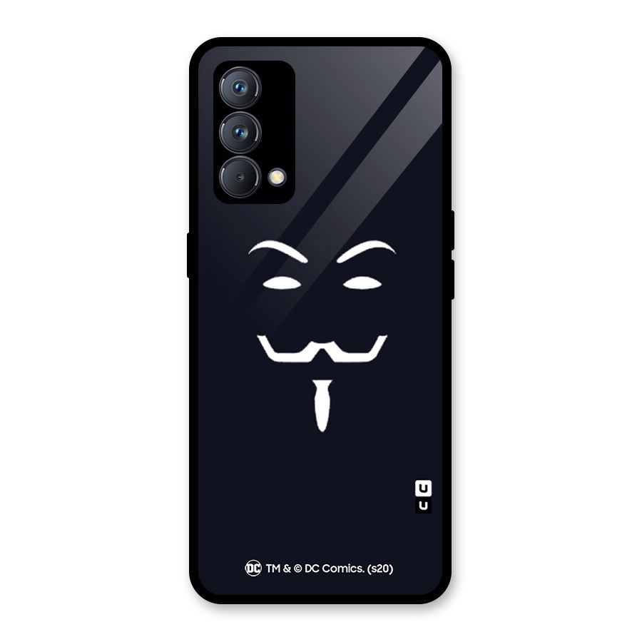 Minimal Anonymous Mask Glass Back Case for Realme GT Master Edition