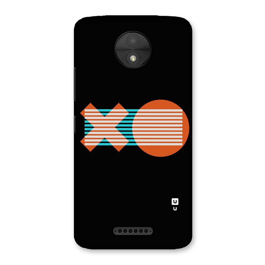 Minimal Art Back Case for Moto C