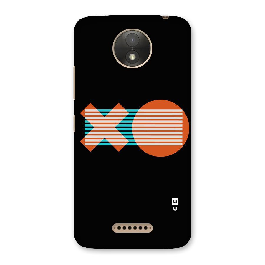 Minimal Art Back Case for Moto C Plus