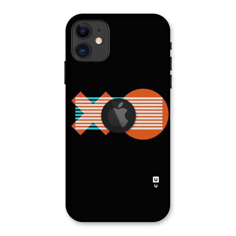 Minimal Art Back Case for iPhone 11 Logo Cut