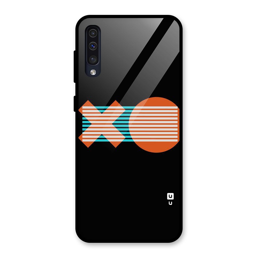 Minimal Art Glass Back Case for Galaxy A50