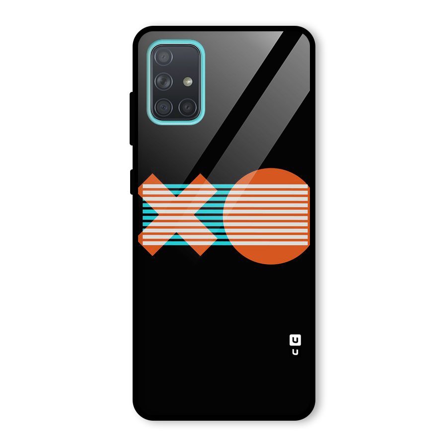 Minimal Art Glass Back Case for Galaxy A71