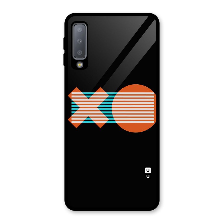 Minimal Art Glass Back Case for Galaxy A7 (2018)