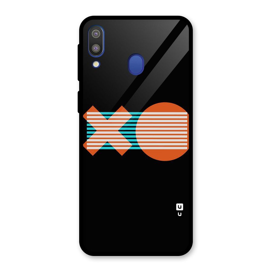 Minimal Art Glass Back Case for Galaxy M20
