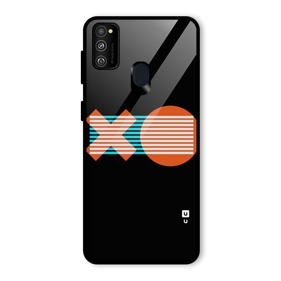 Minimal Art Glass Back Case for Galaxy M30s