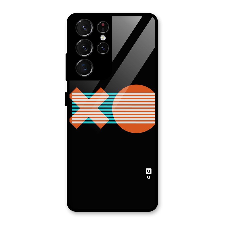 Minimal Art Glass Back Case for Galaxy S21 Ultra 5G