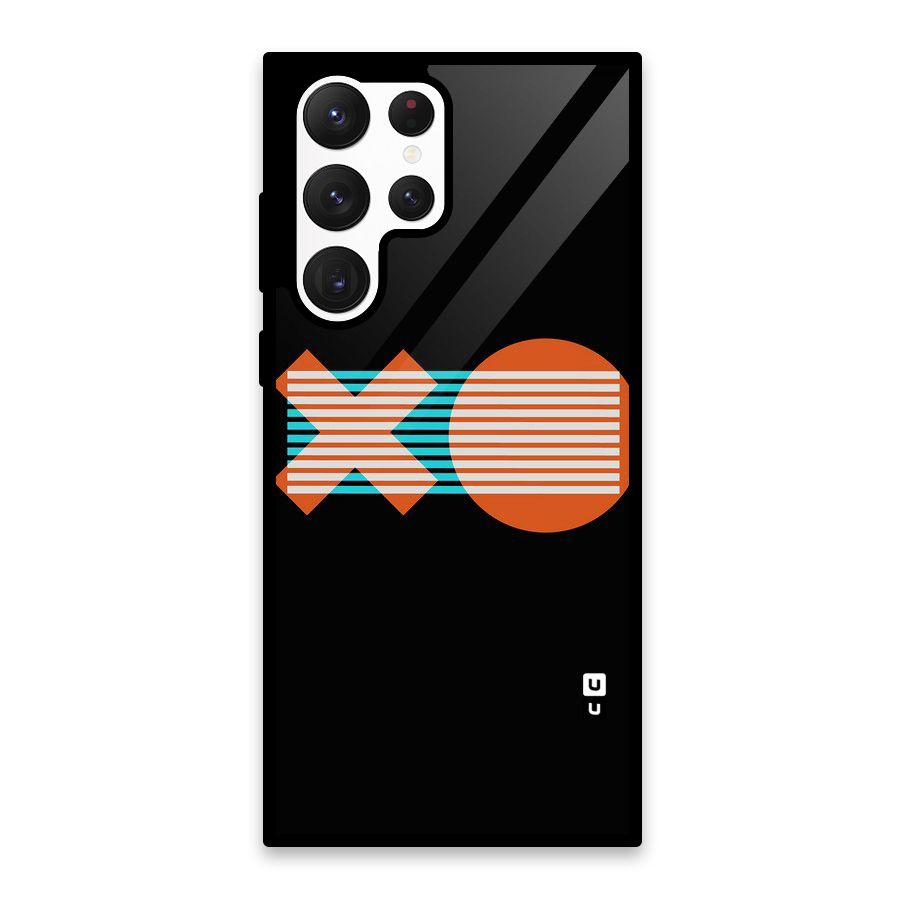 Minimal Art Glass Back Case for Galaxy S22 Ultra 5G