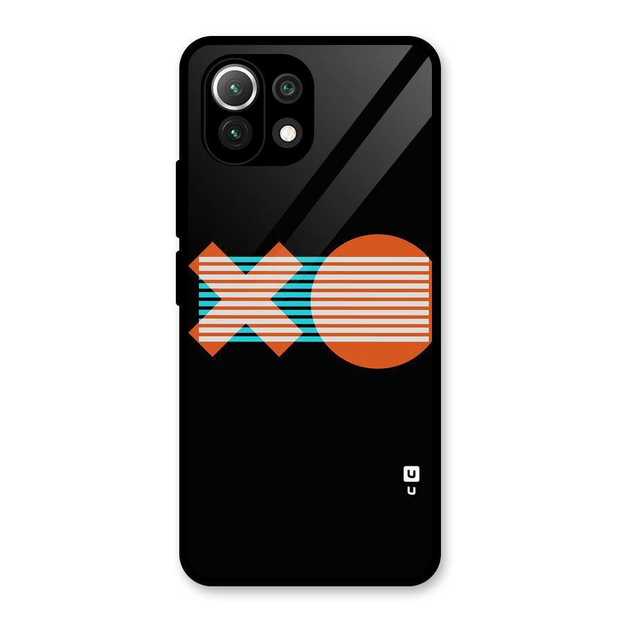 Minimal Art Glass Back Case for Mi 11 Lite