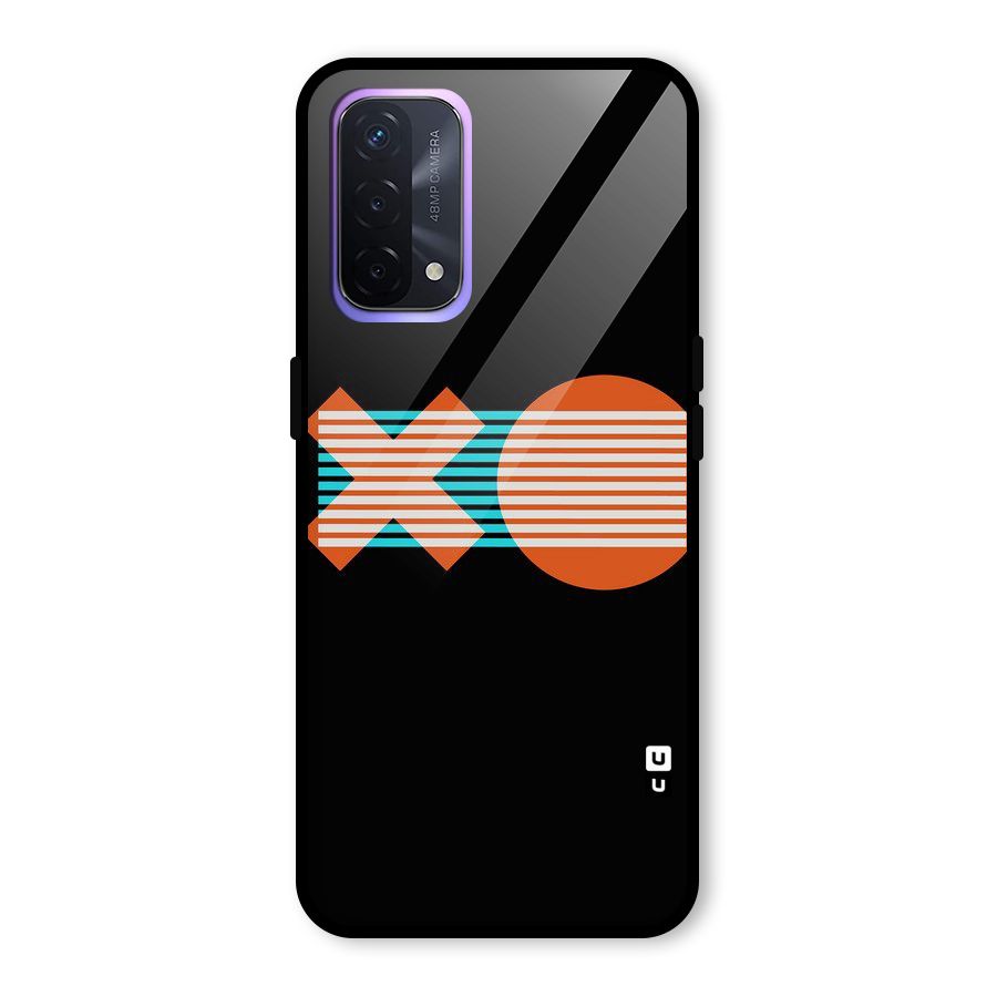 Minimal Art Glass Back Case for Oppo A74 5G